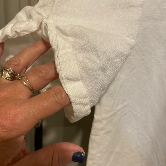 A New Day linen/rayon blend short sleeved ladies top (L) Pristine condition! - Picture 5 of 8